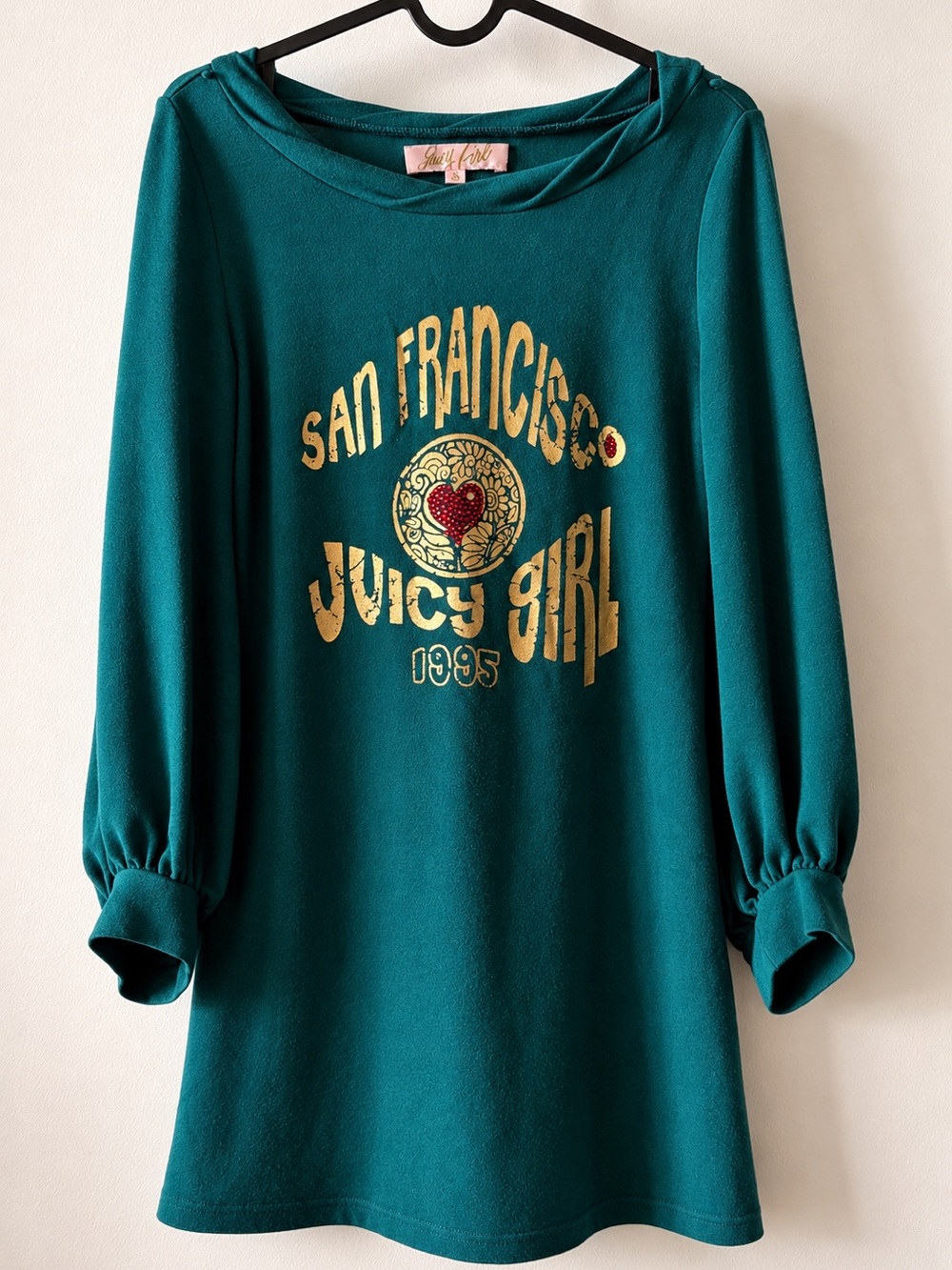 Juicy Girl Teal San Francisco Graphic